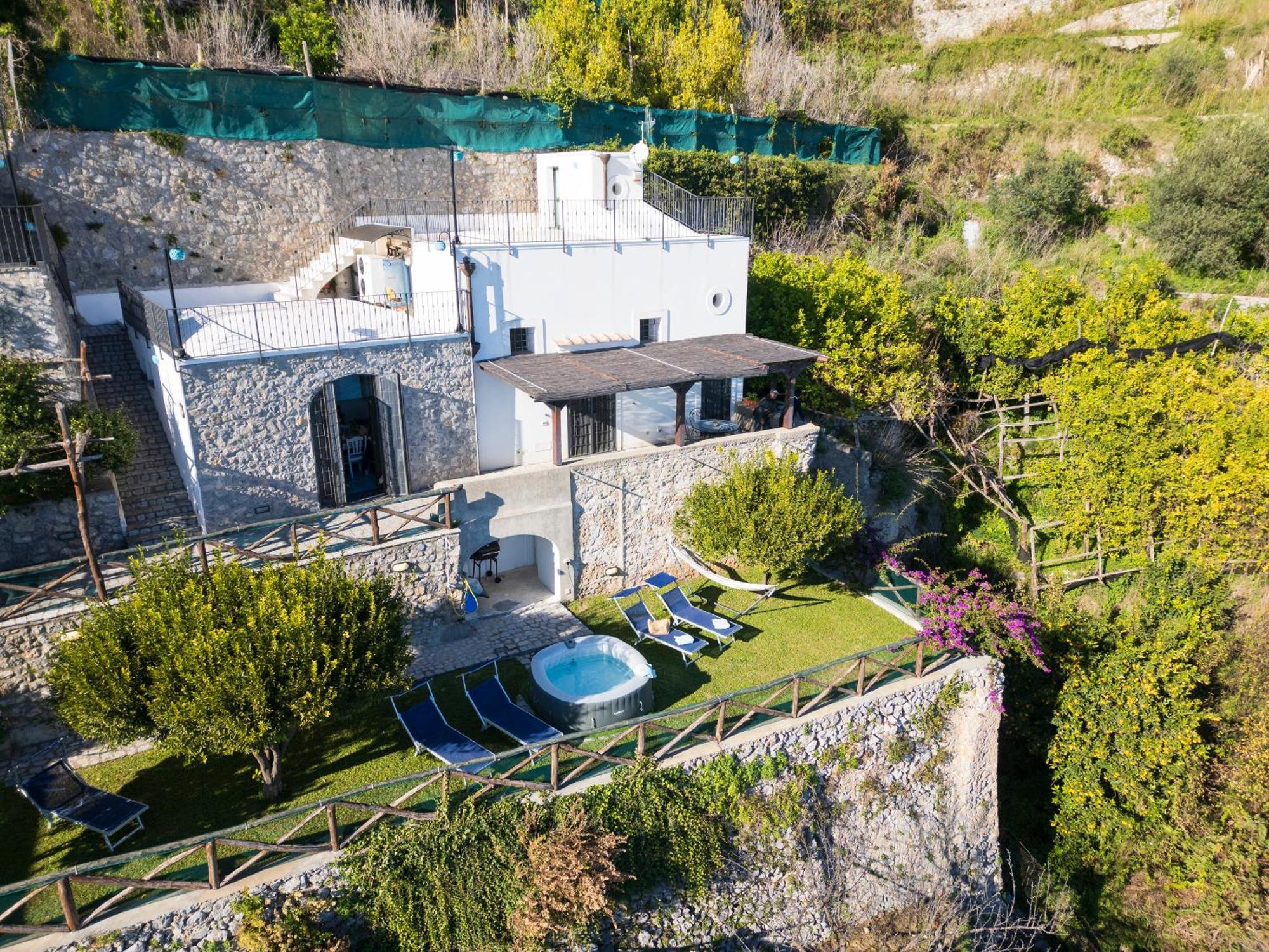 La Cascina - Villa Nenno Conca dei Marini Kültér fotó