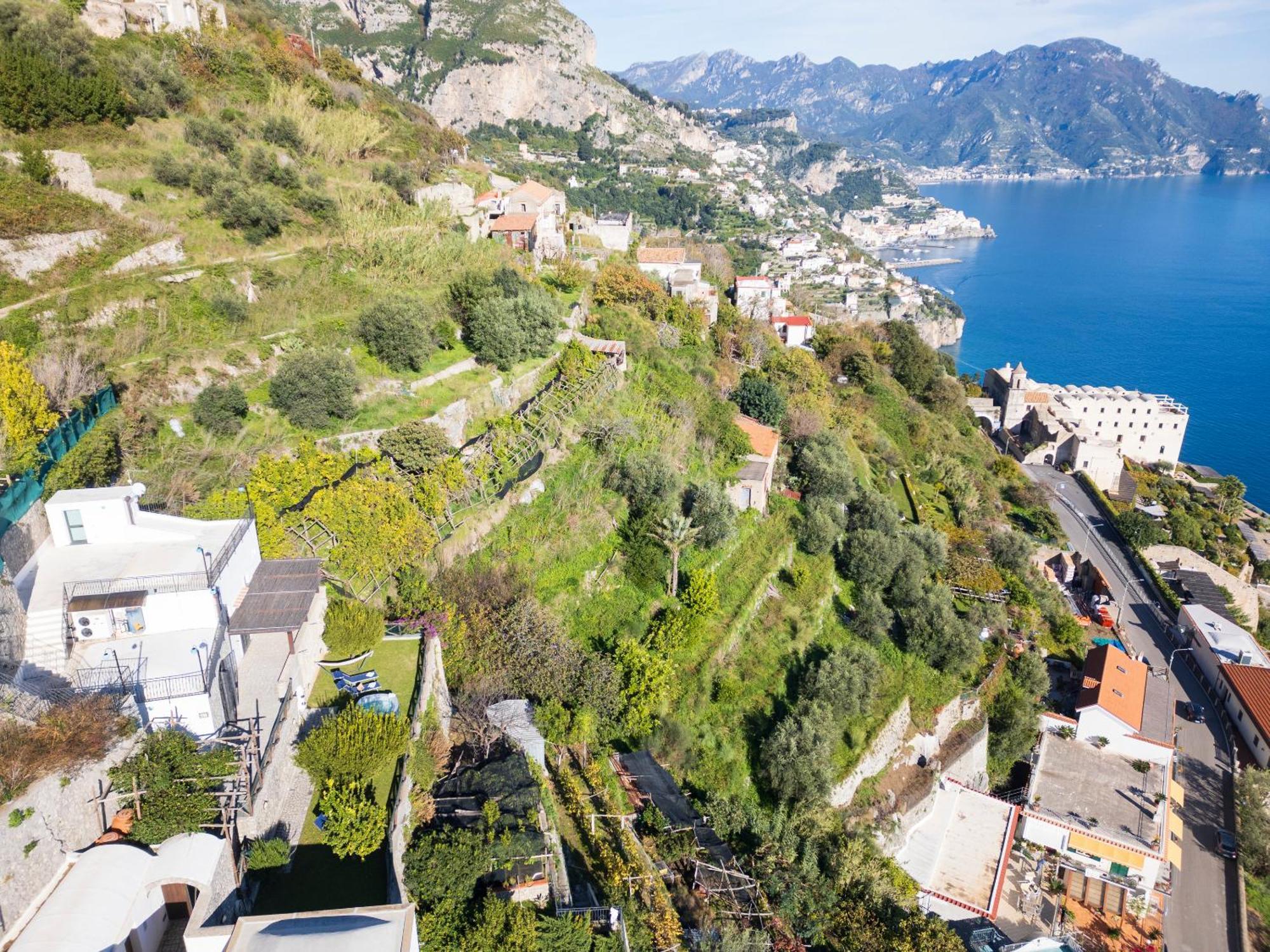 La Cascina - Villa Nenno Conca dei Marini Kültér fotó